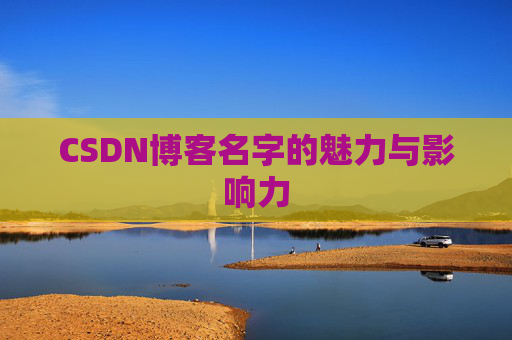 CSDN博客名字的魅力与影响力